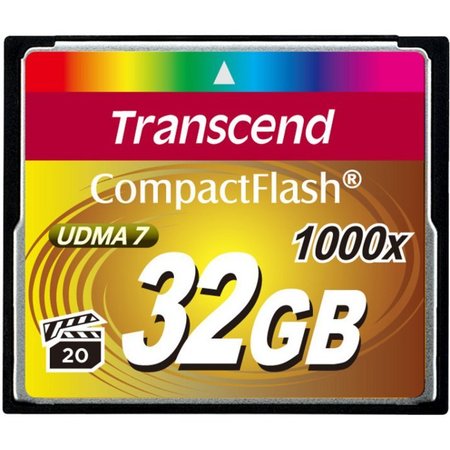 TRANSCEND INFORMATION 32Gb Cf Card (1000X, Type I ) TS32GCF1000